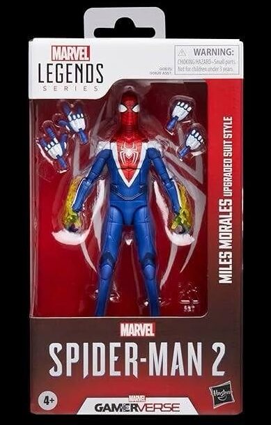 Hasbro Marvel Legends Series Gamerverse Spider-Man 2 Mile Morales Upgraded Suit Style 6-in Action Figure